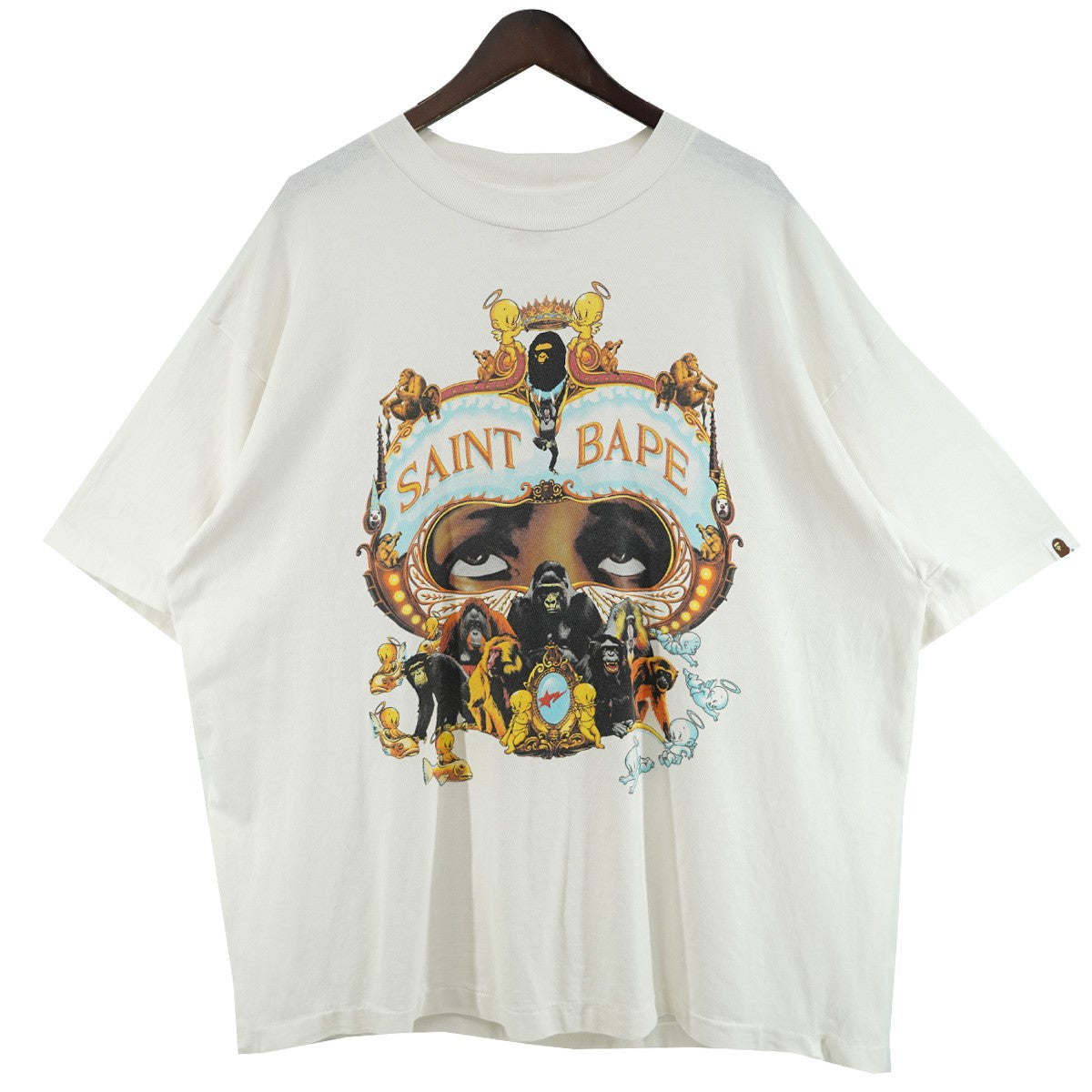 25AW A BATHING APER SS TEE GENERATION マイケルジャクソン Michael Jacksonアルバム Dangerous サンプリング コラボ Ｔシャツ