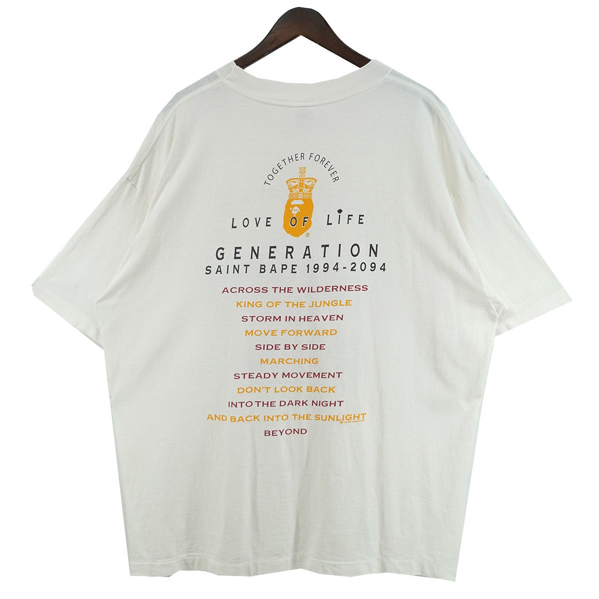 SAINT MICHAEL×A BATHING APE 25AW A BATHING APER SS TEE GENERATION