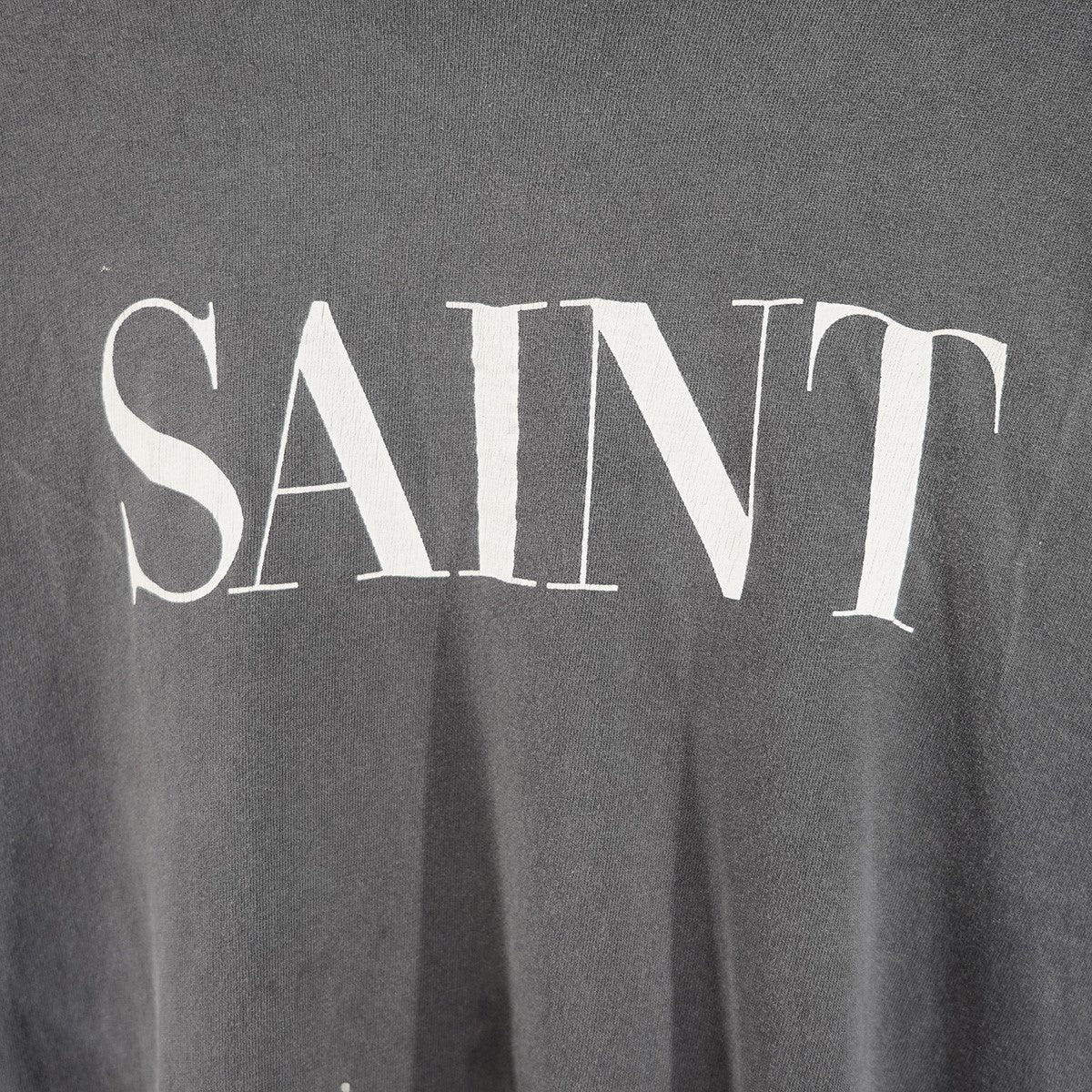 26SS SAINT 666 LS T-SHIRT セイント ロゴVintage ヴィンテージ ダメージ 加工 ロングスリーブ ロンT 長袖 Tシャツ