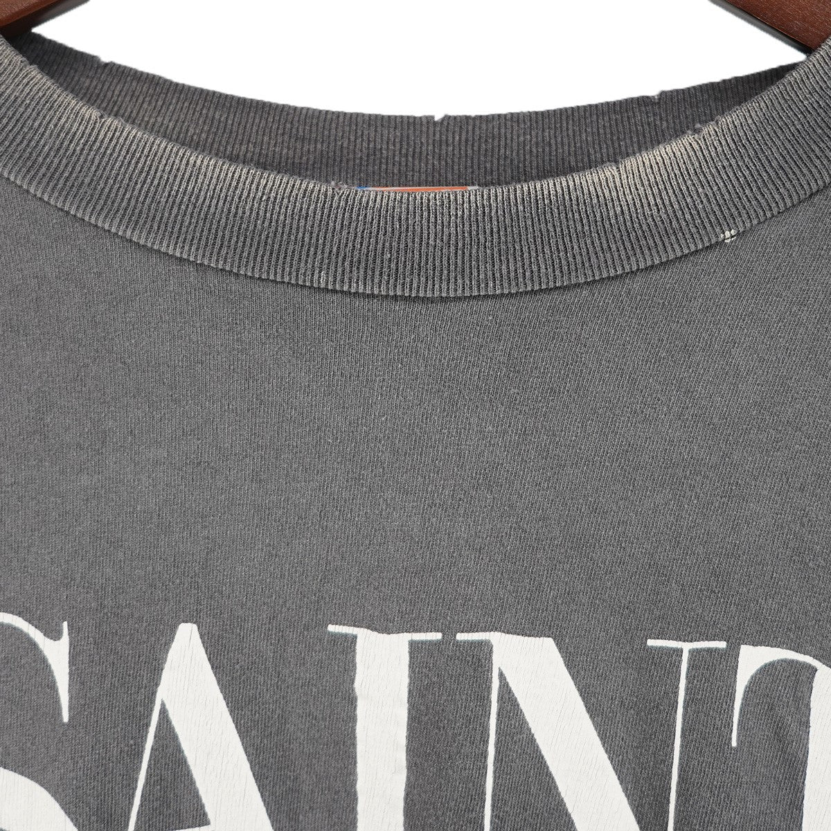 26SS SAINT 666 LS T-SHIRT セイント ロゴVintage ヴィンテージ ダメージ 加工 ロングスリーブ ロンT 長袖 Tシャツ