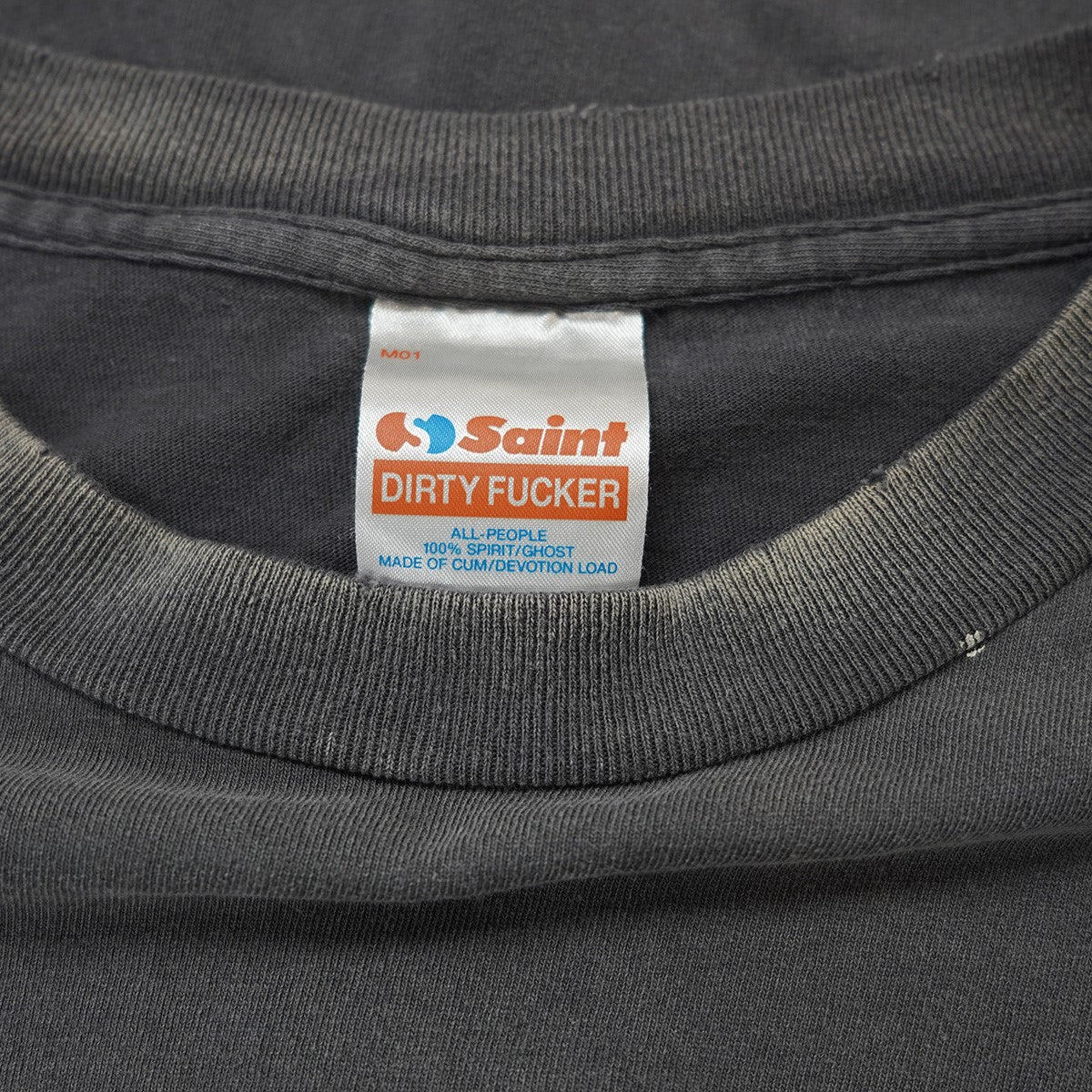 26SS SAINT 666 LS T-SHIRT セイント ロゴVintage ヴィンテージ ダメージ 加工 ロングスリーブ ロンT 長袖 Tシャツ