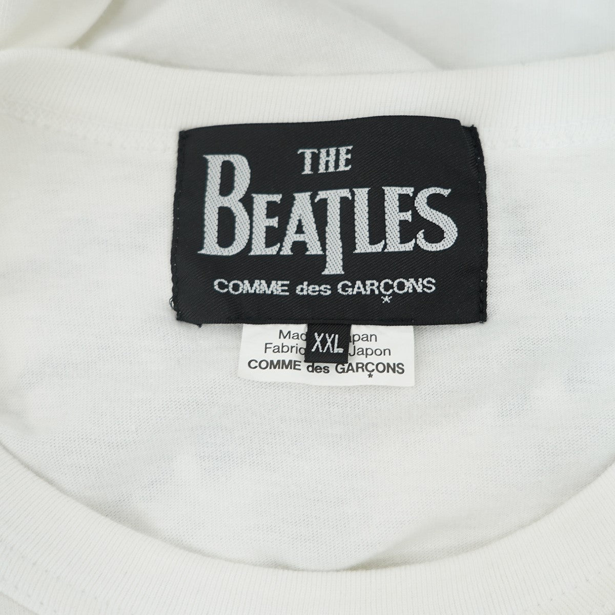 THE BEATLES Big apple Cotton S／S Teeビートルズ ビッグ アップル ロゴ Tシャツ