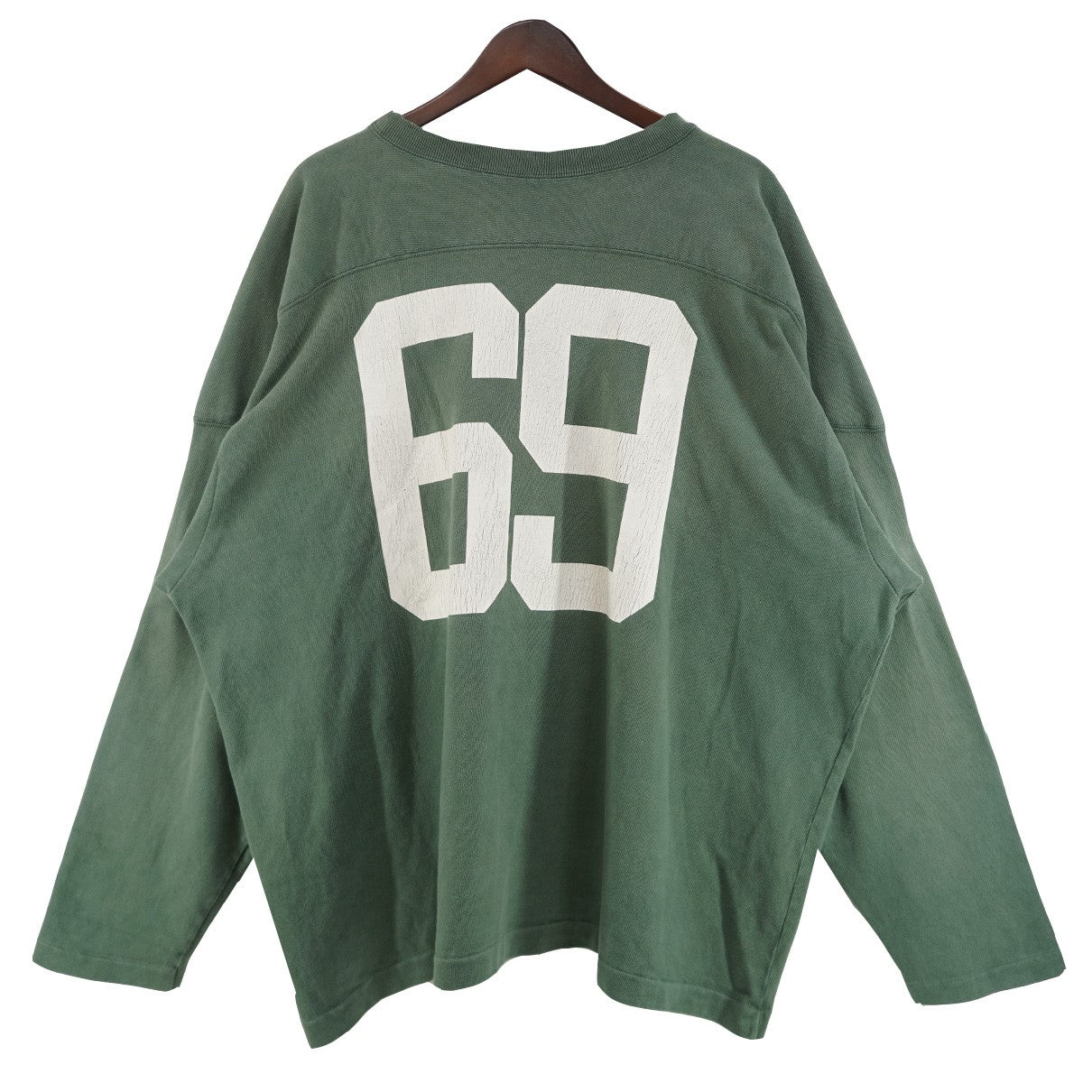 26SS FOOTBALL SWEAT／WILD GOD ロゴ フットボール Vintage ヴィンテージ ダメージ加工 スウェット トレーナー