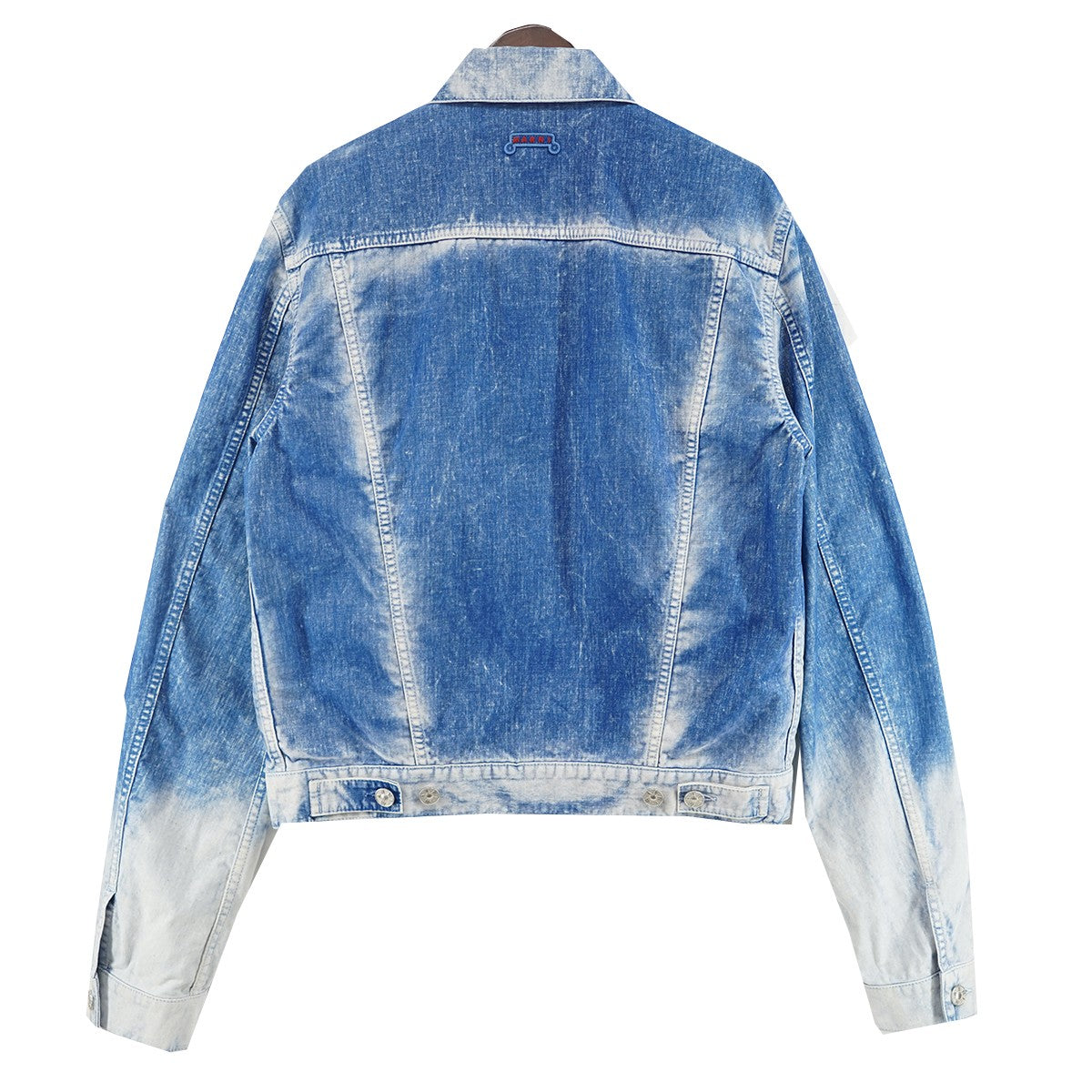 25AW Garment Dyed Flocked Denim Trucker Jacketガーメントダイド加工 フロックド デニム トラッカー ジャケット