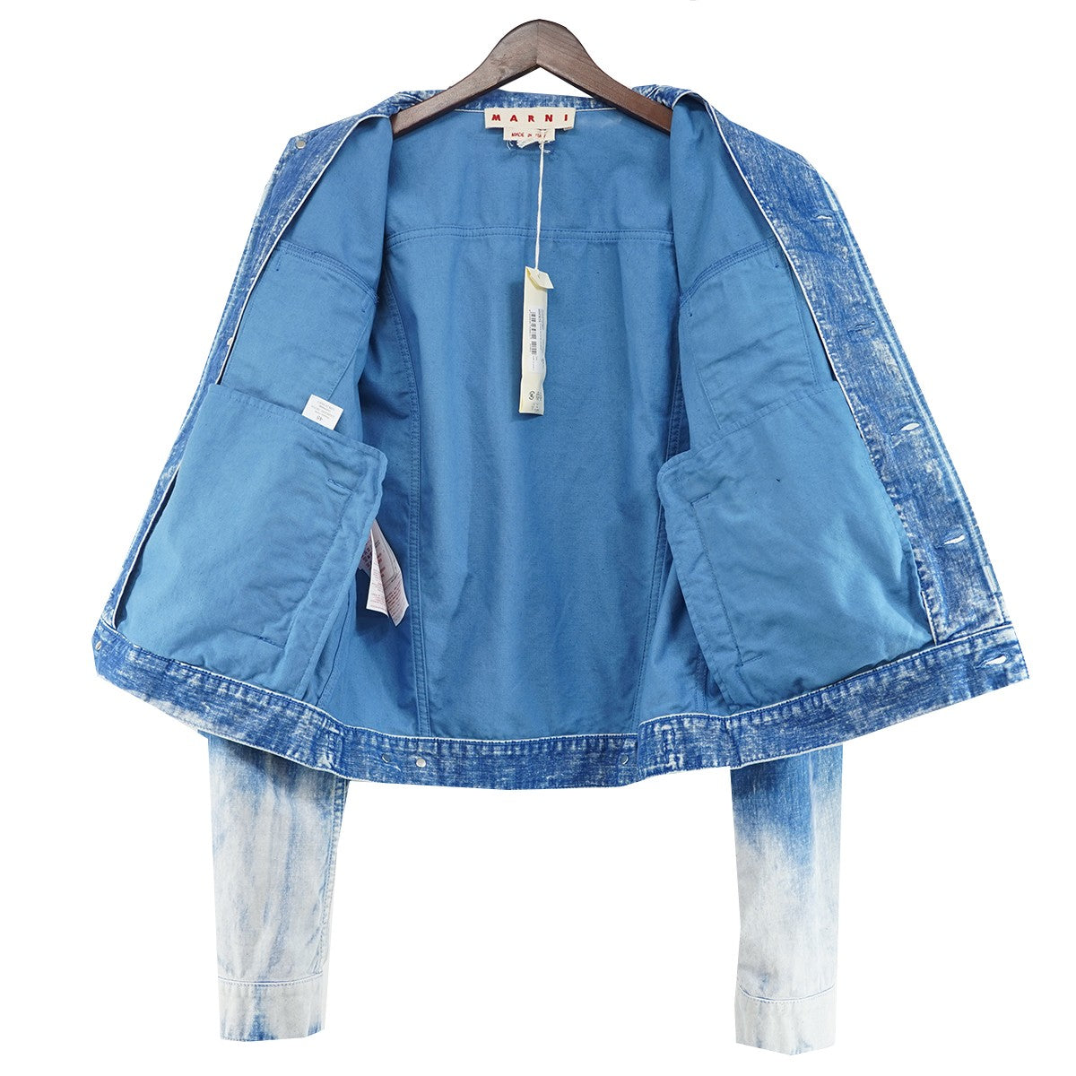 25AW Garment Dyed Flocked Denim Trucker Jacketガーメントダイド加工 フロックド デニム トラッカー ジャケット