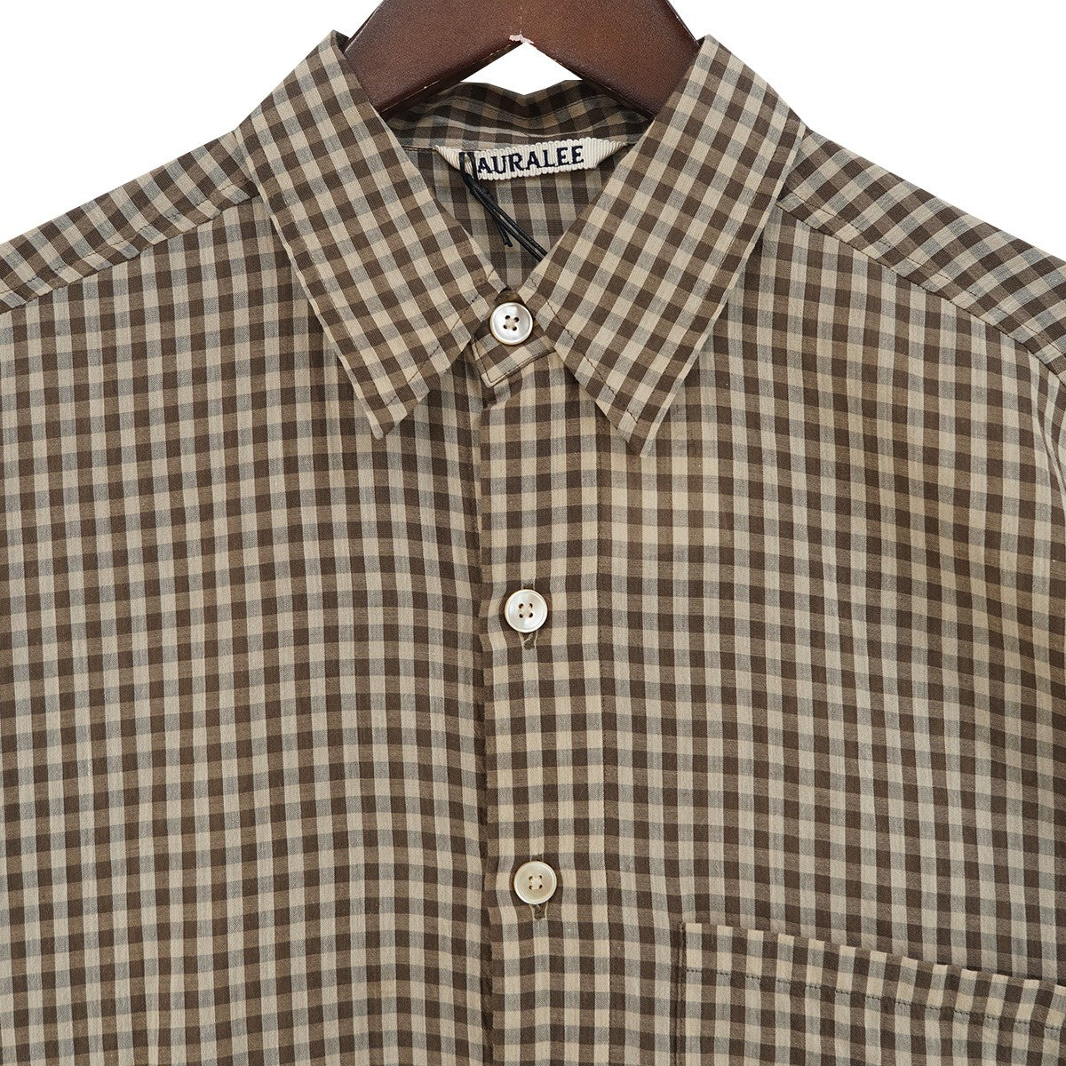 25SS AIRY LIGHT COTTON CHECK BIG SHIRTエアリー ライト コットンチェック ビッグ シャツ