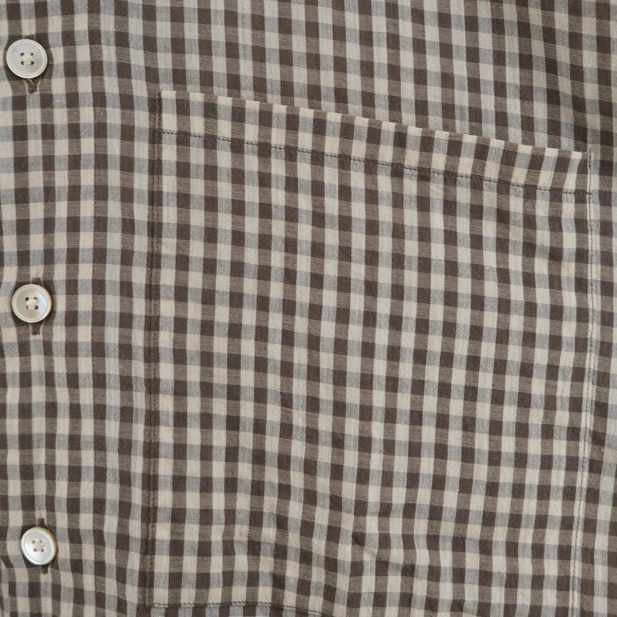 25SS AIRY LIGHT COTTON CHECK BIG SHIRTエアリー ライト コットンチェック ビッグ シャツ