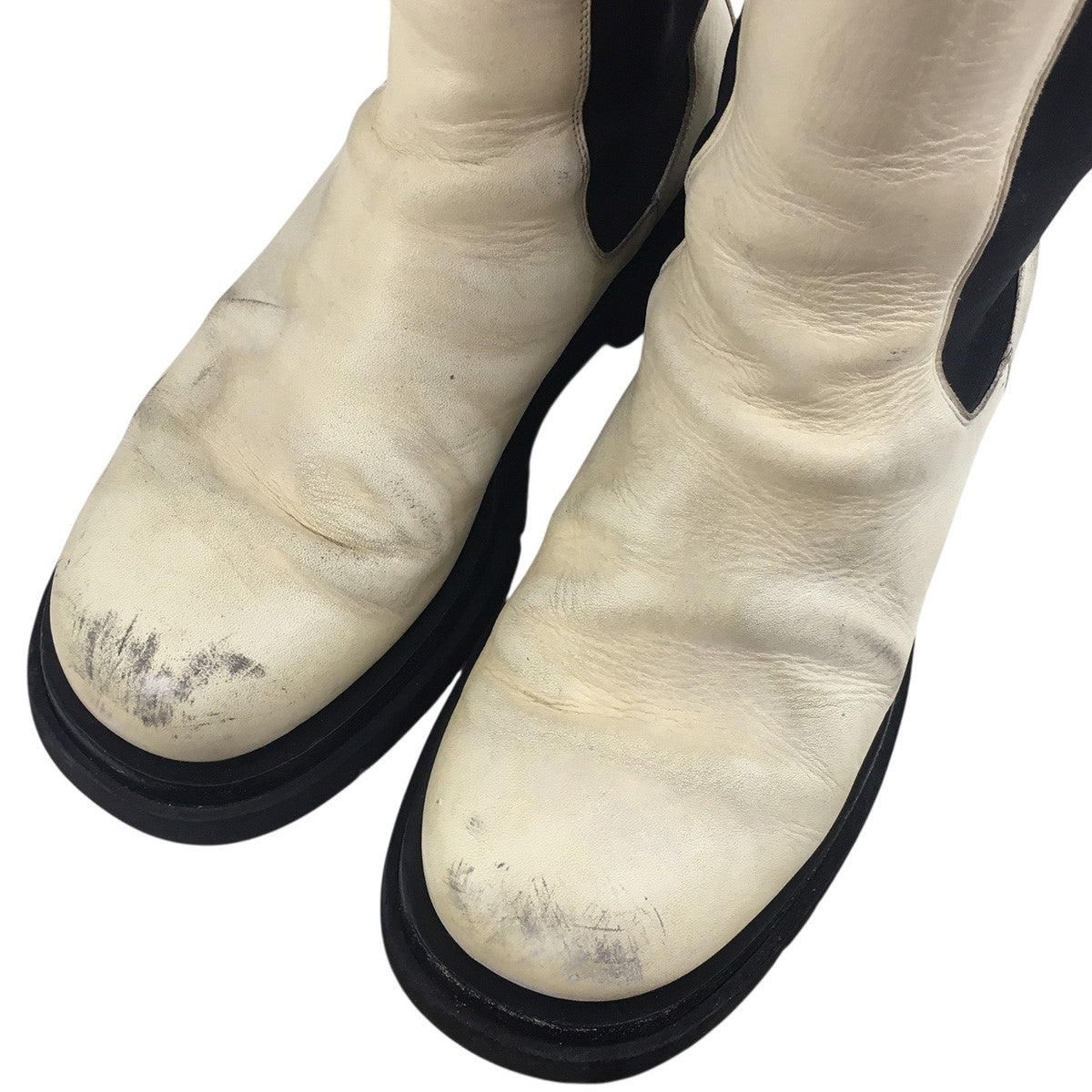 The Lug Boots レザー サイドゴア ラグ ブーツ