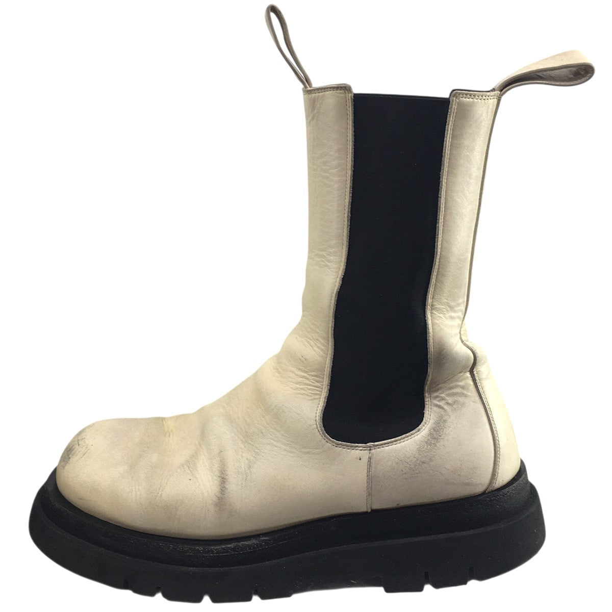 The Lug Boots レザー サイドゴア ラグ ブーツ