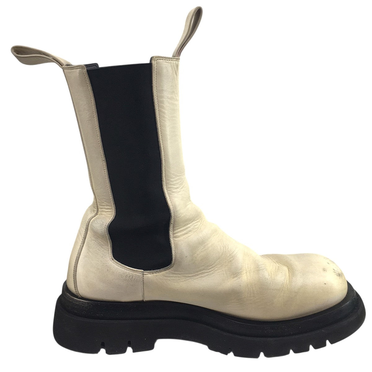The Lug Boots レザー サイドゴア ラグ ブーツ