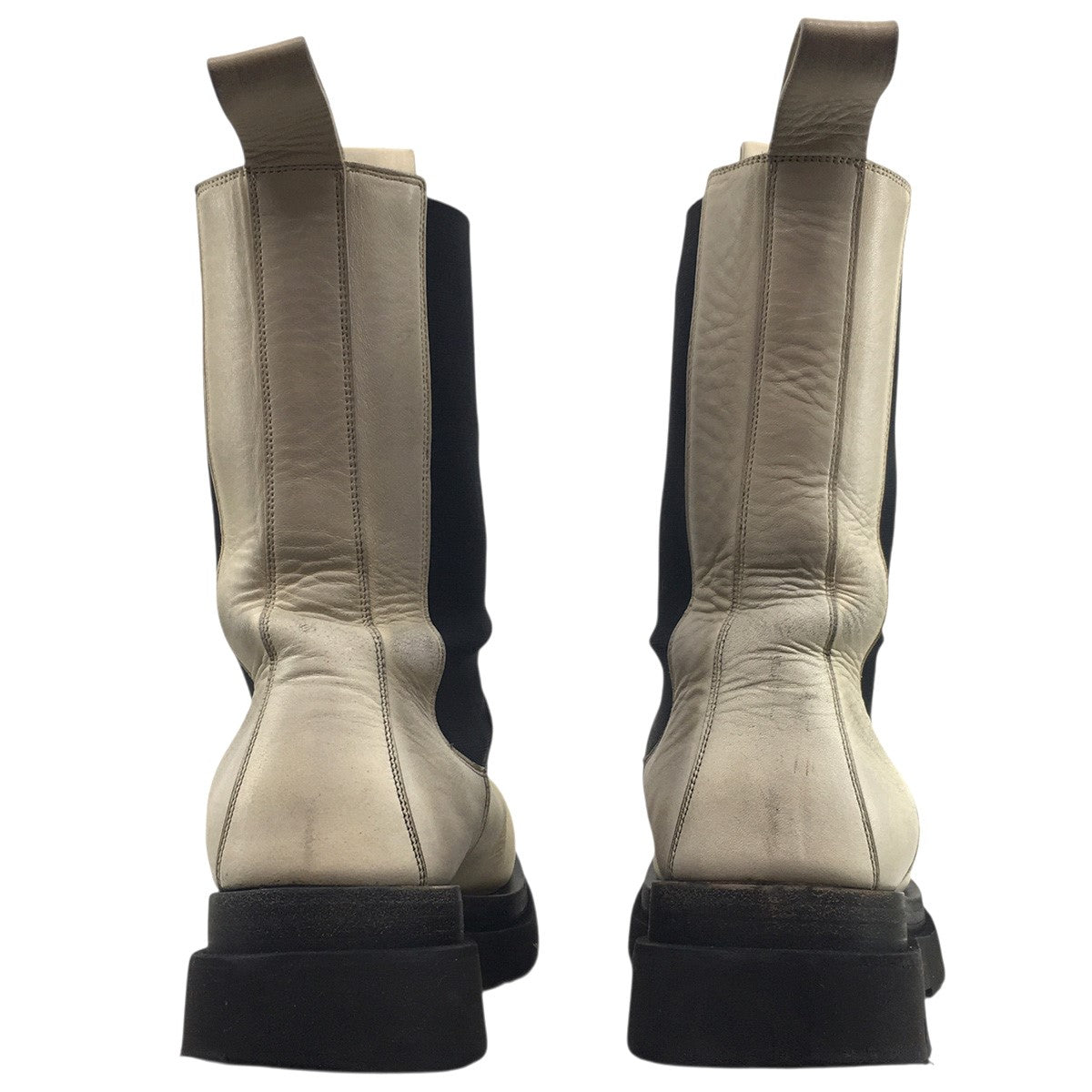 The Lug Boots レザー サイドゴア ラグ ブーツ