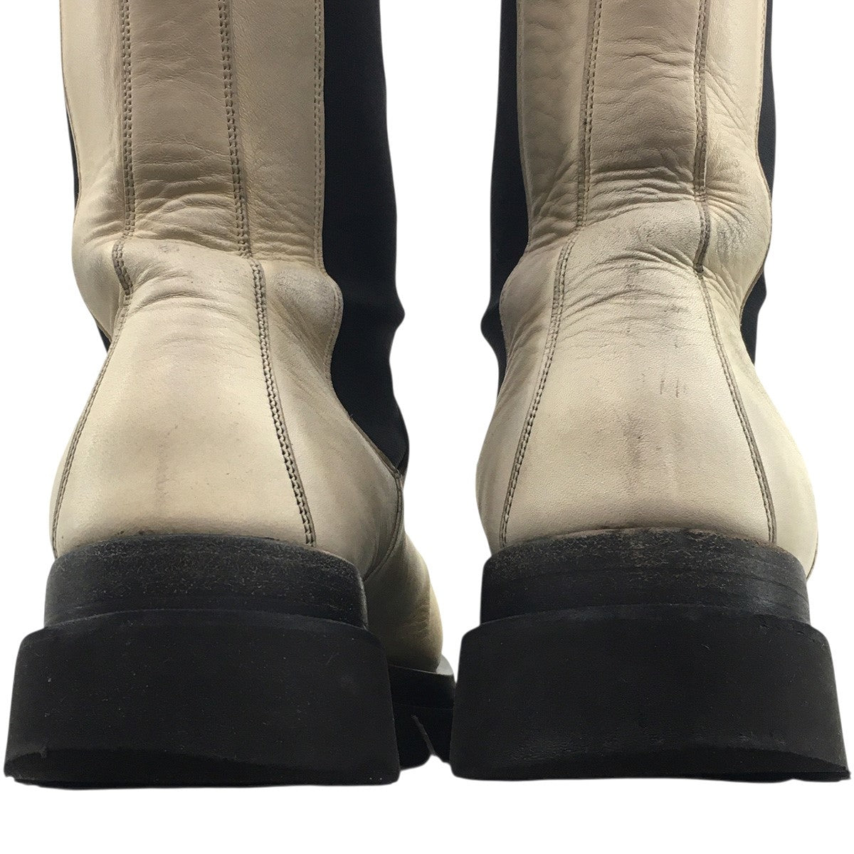 The Lug Boots レザー サイドゴア ラグ ブーツ