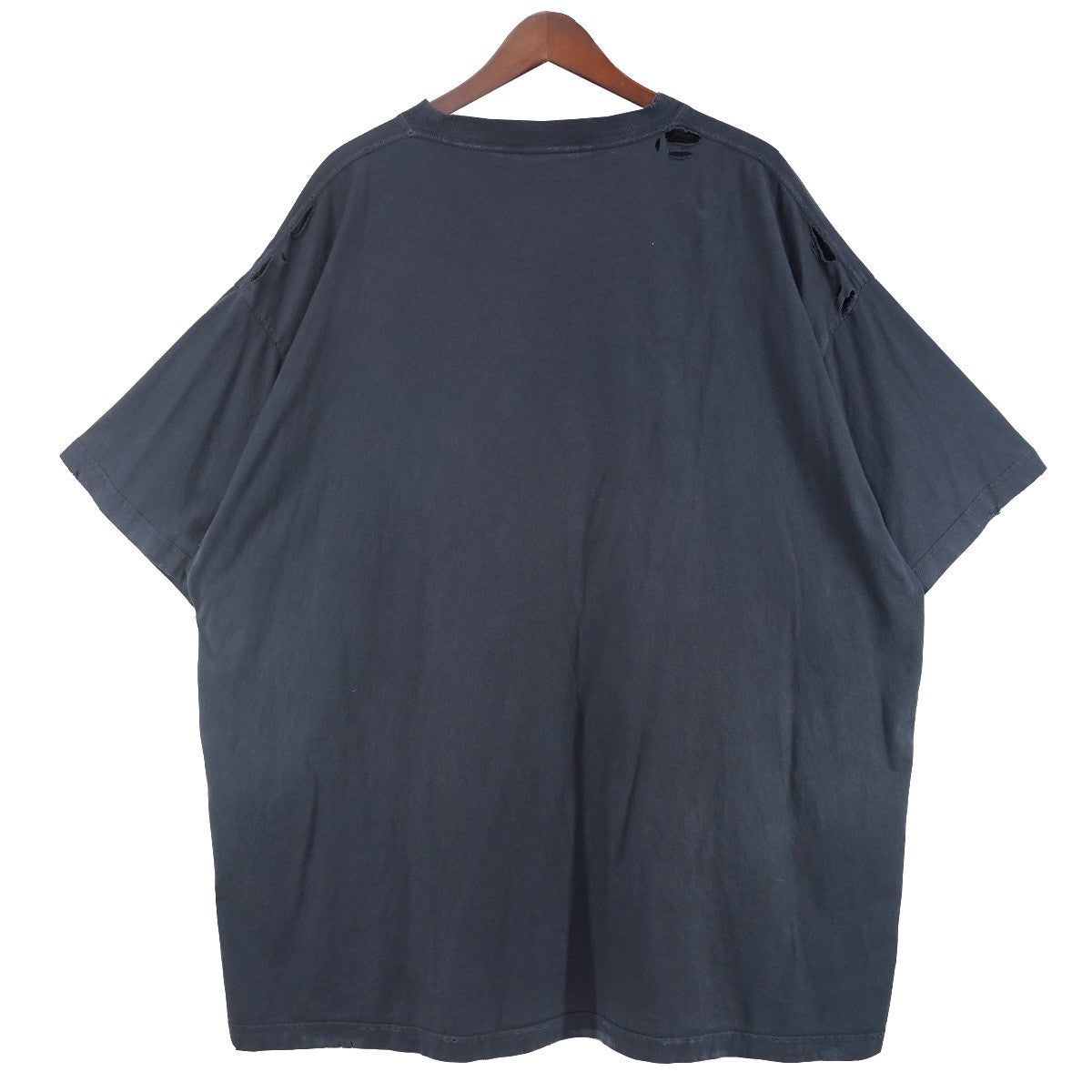 25SS Fashion Designer T-Shirt ヴィンテージ Vintage エイジング ディストレスト加工スプレー風 ラメ グラフィック オーバーサイズ 半袖 Tシャツ