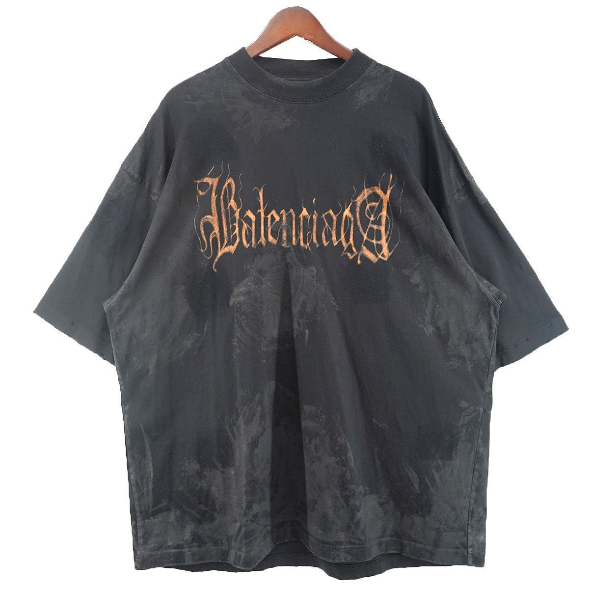 23AW Heavy Metal Logo Oversized T-Shirt ヴィンテージ Vintage ダスト フェード加工ヘビーメタル ロゴ バック プリント オーバーサイズ 半袖 Tシャツ