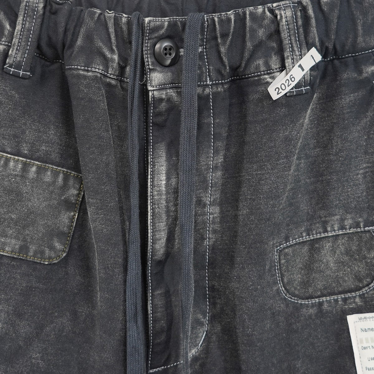 26SS REPAIRED CARGO SHORTS ヴィンテージ Vintage ウォッシュ加工パッチワーク ネームタグ カーゴ イージー ワイド ハーフ パンツ ショーツ