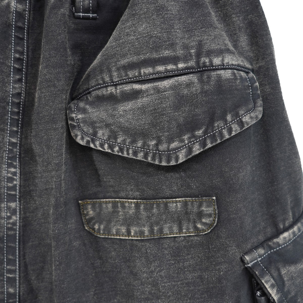 26SS REPAIRED CARGO SHORTS ヴィンテージ Vintage ウォッシュ加工パッチワーク ネームタグ カーゴ イージー ワイド ハーフ パンツ ショーツ