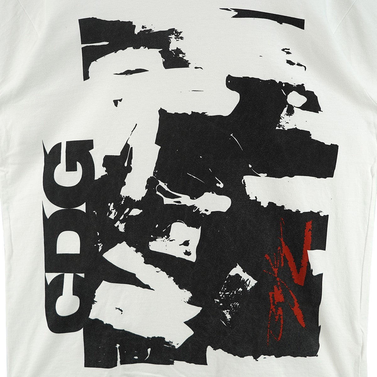 CDG × Futura 2000フューチュラ 縦ロゴ シグネチャー グラフィック 半袖 Tシャツ