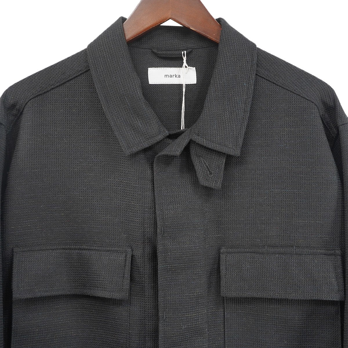 24AW SHETLAND WOOL RECYCLE POLYESTER DOBBY B．D．U JACKETミリタリー ジャケット