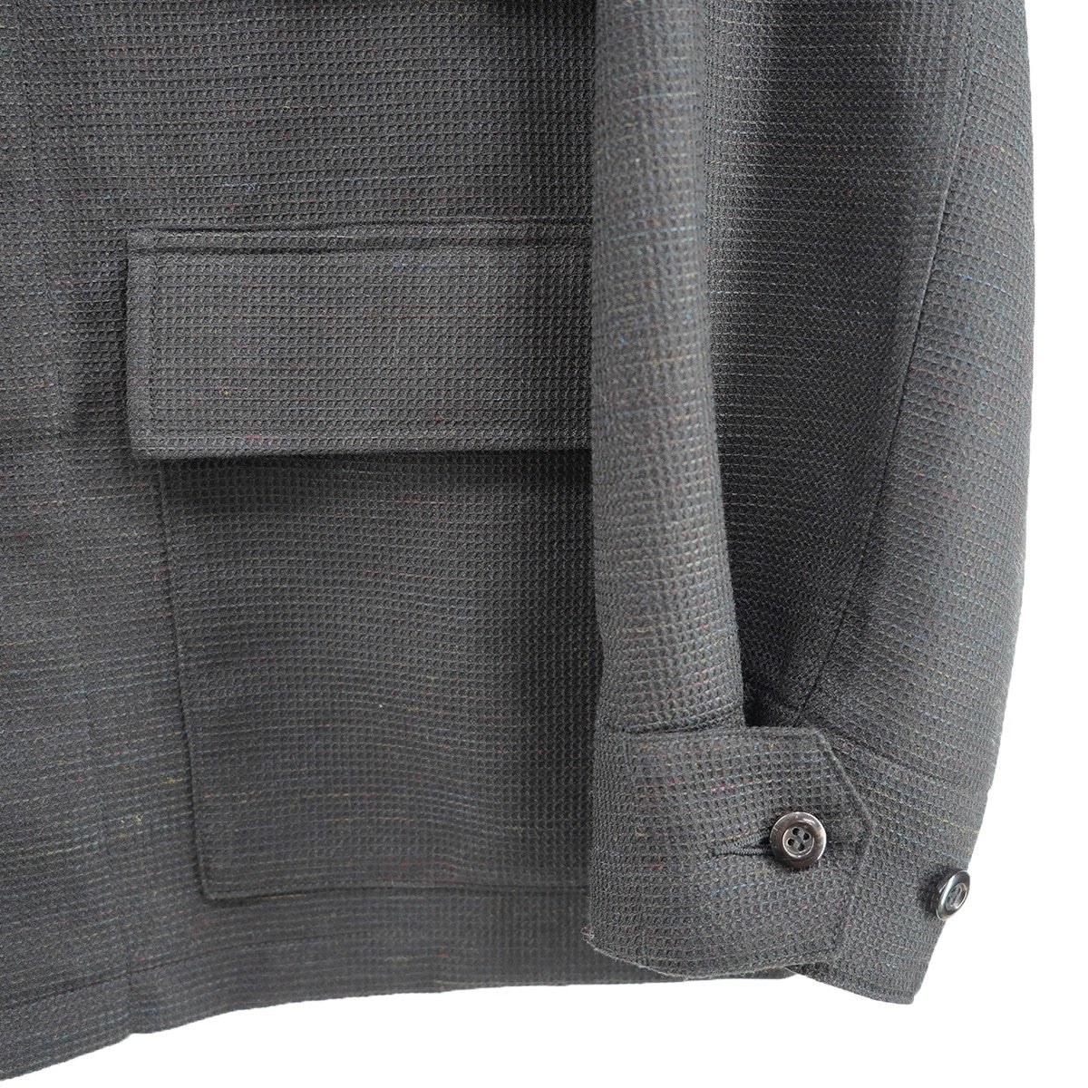 24AW SHETLAND WOOL RECYCLE POLYESTER DOBBY B．D．U JACKETミリタリー ジャケット