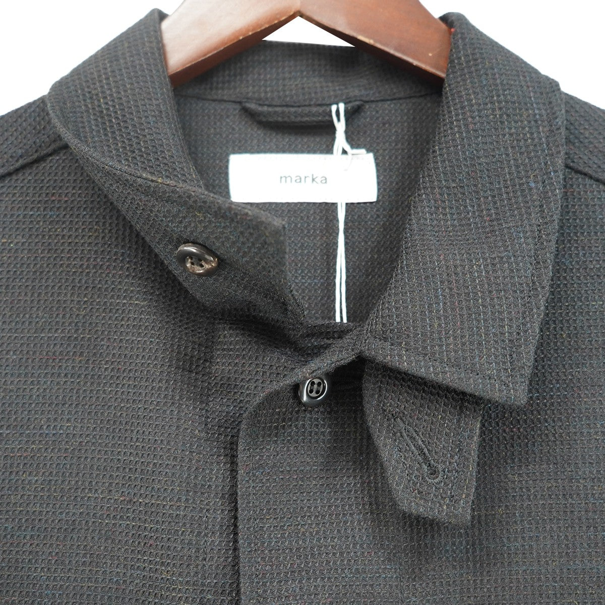 24AW SHETLAND WOOL RECYCLE POLYESTER DOBBY B．D．U JACKETミリタリー ジャケット