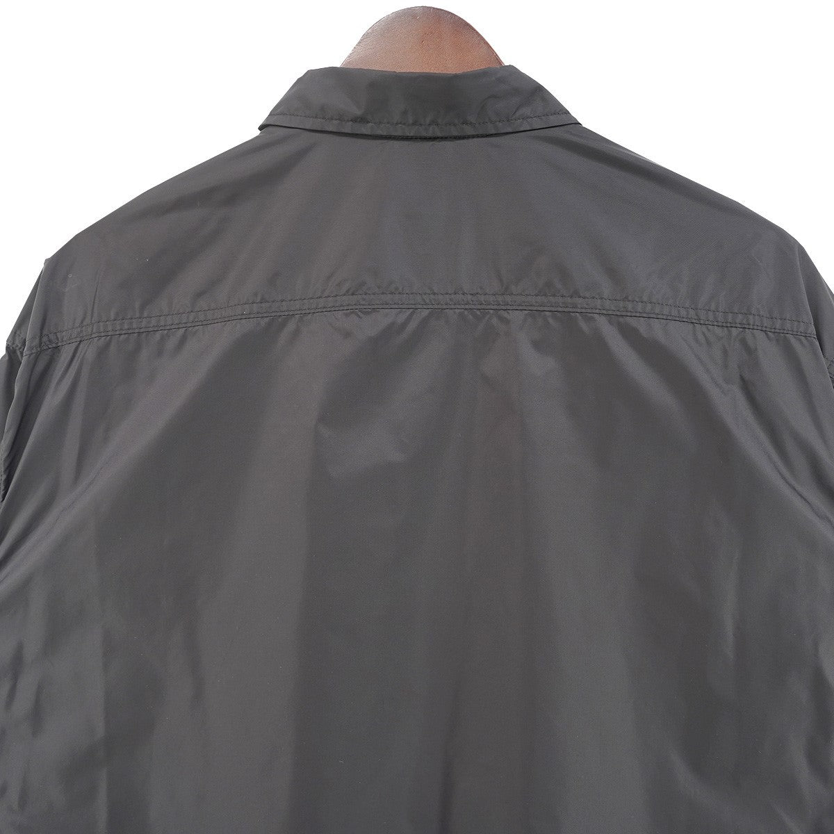 PERTEX LOOSE FIT REGULAR COLLAR SHIRTパーテックス ワッシャー加工 ドレープ ビッグシルエット レギュラーカラー 開襟 長袖 シャツ