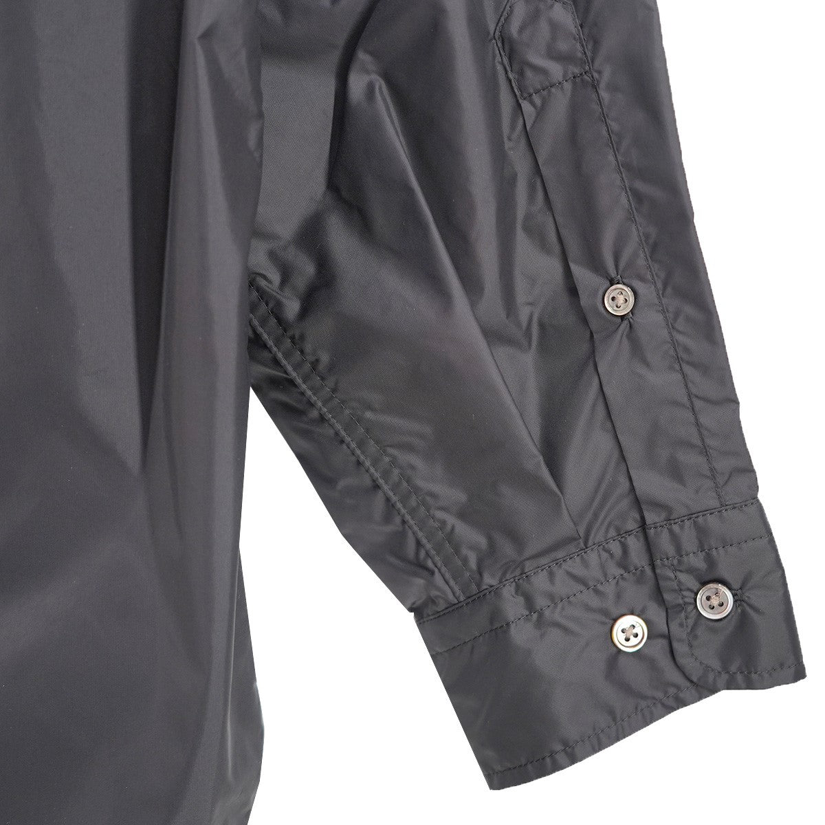 PERTEX LOOSE FIT REGULAR COLLAR SHIRTパーテックス ワッシャー加工 ドレープ ビッグシルエット レギュラーカラー 開襟 長袖 シャツ