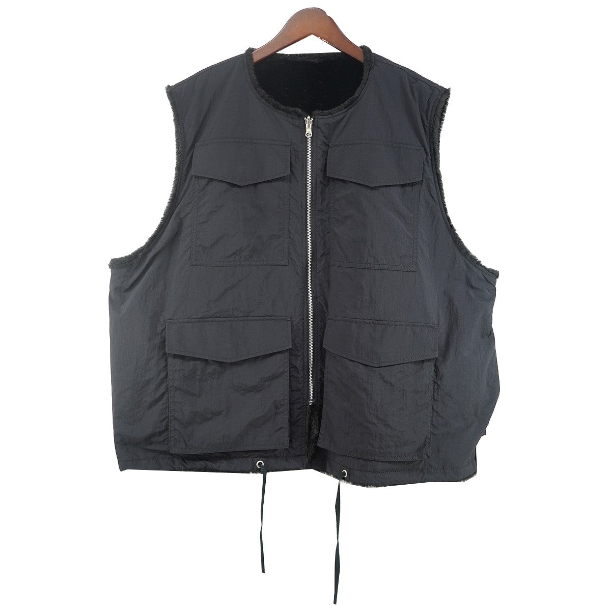 24AW REVERSIBLE FUR VESTフェイクファー ベスト