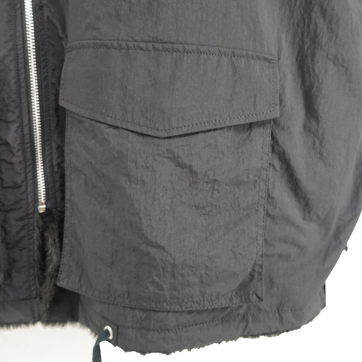 24AW REVERSIBLE FUR VESTフェイクファー ベスト