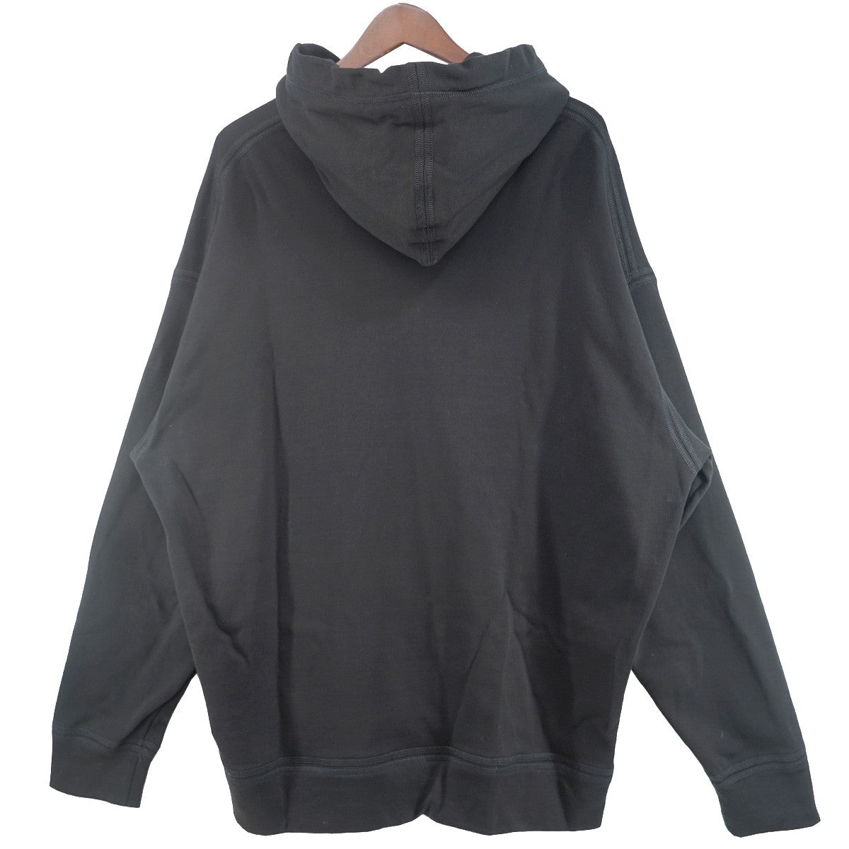 SWEATSHIRT W／HOODIEマルチカラー ドローコード プルオーバーパーカー