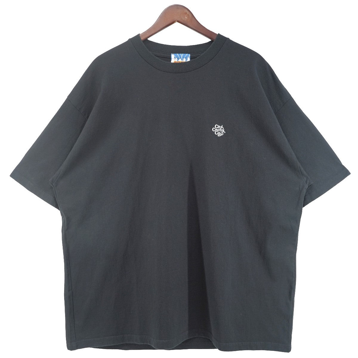 24SS Embroidered Logo Cotton T-shirt Park ヘビーウェイトコットンロゴ刺繍 グラフィック バックプリント ピスタグ ボックスシルエット 半袖 Tシャツ