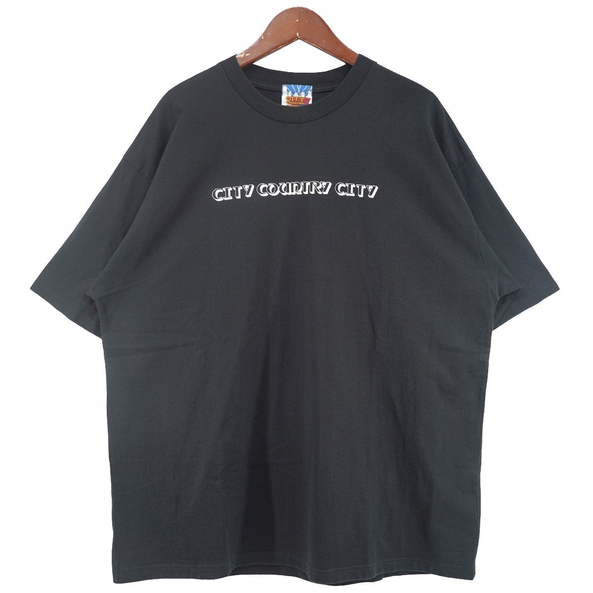 24SS COTTON T-SHIRT CCC DUBCCC ロゴ 王冠 クラウン 剣 プリント ピスタグ ボックスシルエット 半袖 Tシャツ