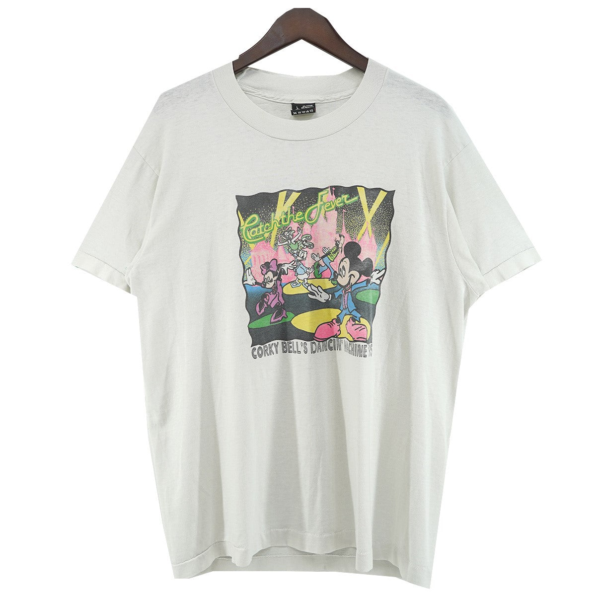 90s 90年代 Corky Bell’s Dancin Machine 95ミッキー＆フレンズ コーキー・ベルズ・ダンシン・マシーン Tシャツ