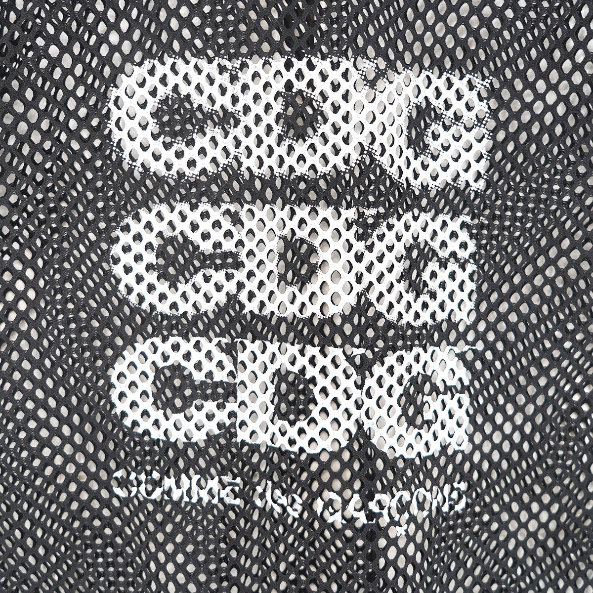 CDG OVERSIZED MESH T-SHIRTトリプルエアライン ロゴ シースルー メッシュ ビッグシルエット 半袖 Tシャツ