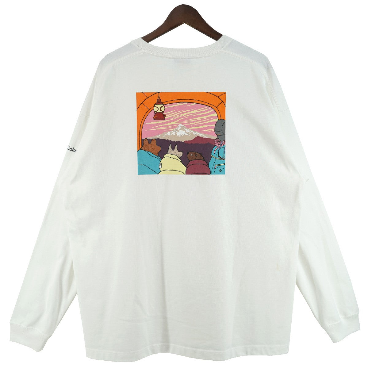 24AW Lake to Avenue Long Sleeve T-Shirt オムニシールド オムニシェイドジョナス・クレアッソン Jonas Claesson 動物 テント 夕日 ロゴ ロンT