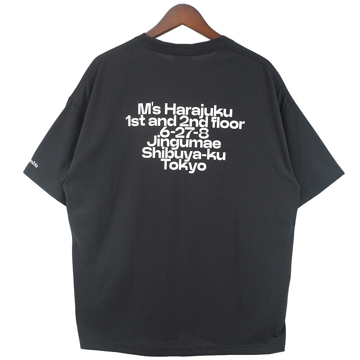 26SS Manatee Rock? Tokyo Graphic SS Tee 店舗限定モデル OMNI-WICKnorth NADO ロゴ アドレス タイポグラフィ オーバーサイズ 半袖 Tシャツ