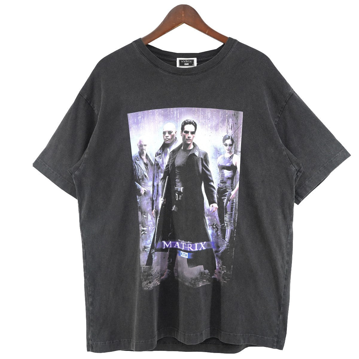 26SS The Matrix Poster Vintage Tee ヴィンテージ Vintaga フェード加工コラボ マトリックス ポスター ロゴ プリント リラックスフィット 半袖 Tシャツ