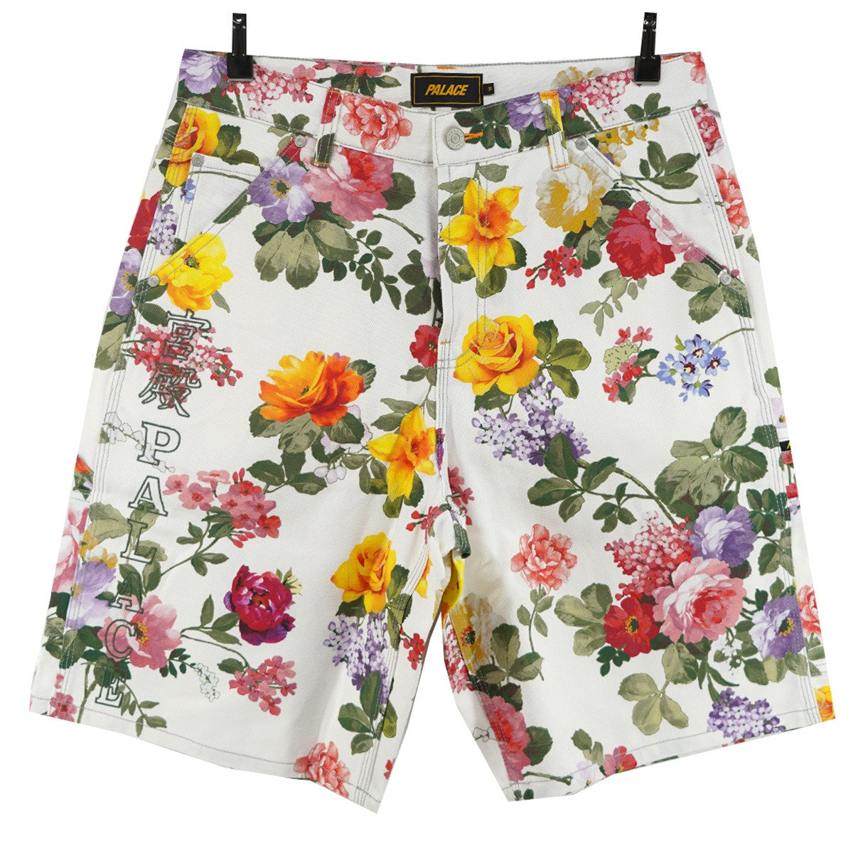 26SS Baggy Carp Short Flowersロゴ バギー ショーツ フラワー フローラル ハーフパンツ
