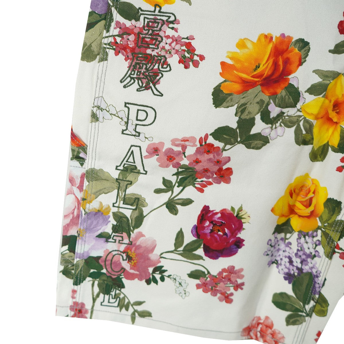 26SS Baggy Carp Short Flowersロゴ バギー ショーツ フラワー フローラル ハーフパンツ