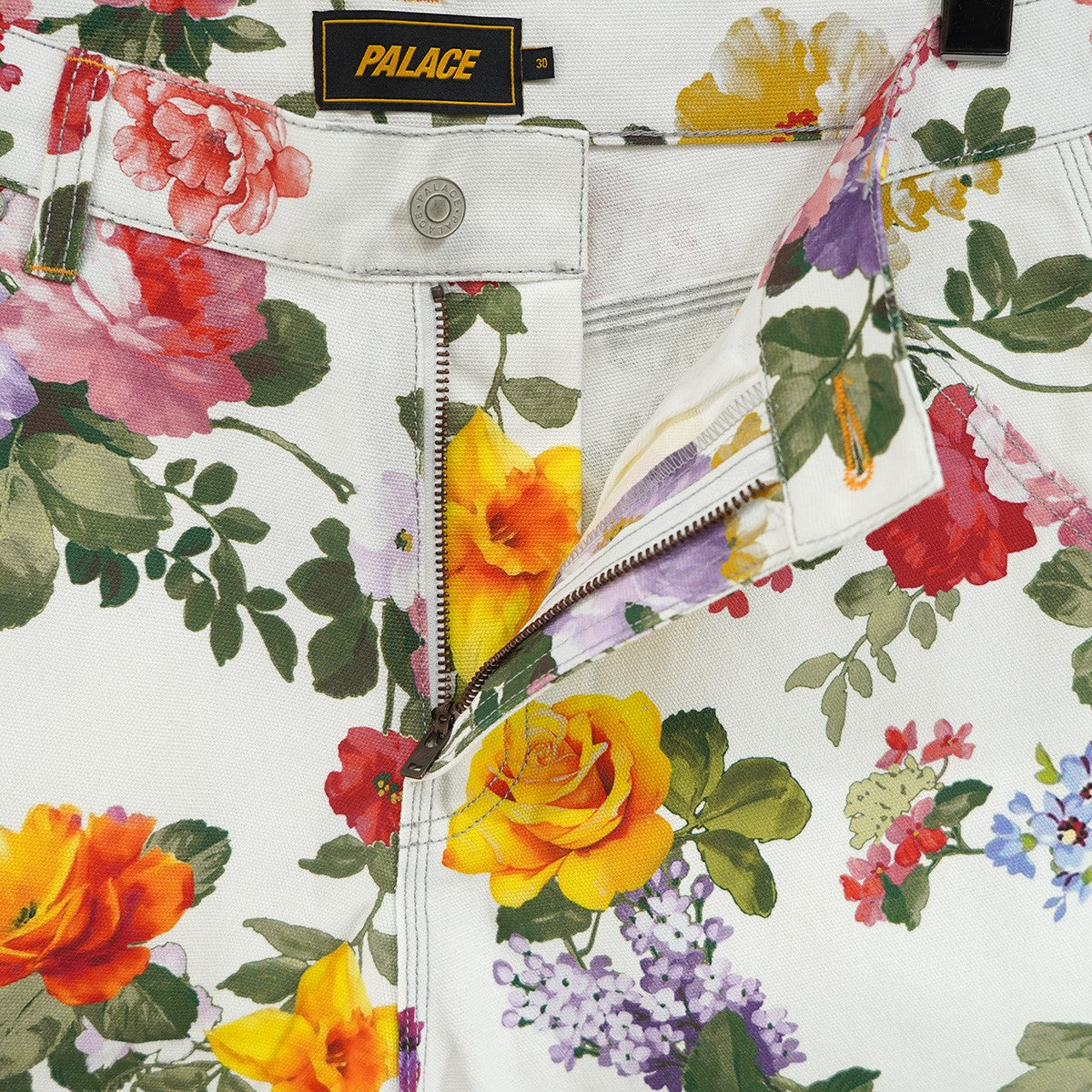 26SS Baggy Carp Short Flowersロゴ バギー ショーツ フラワー フローラル ハーフパンツ