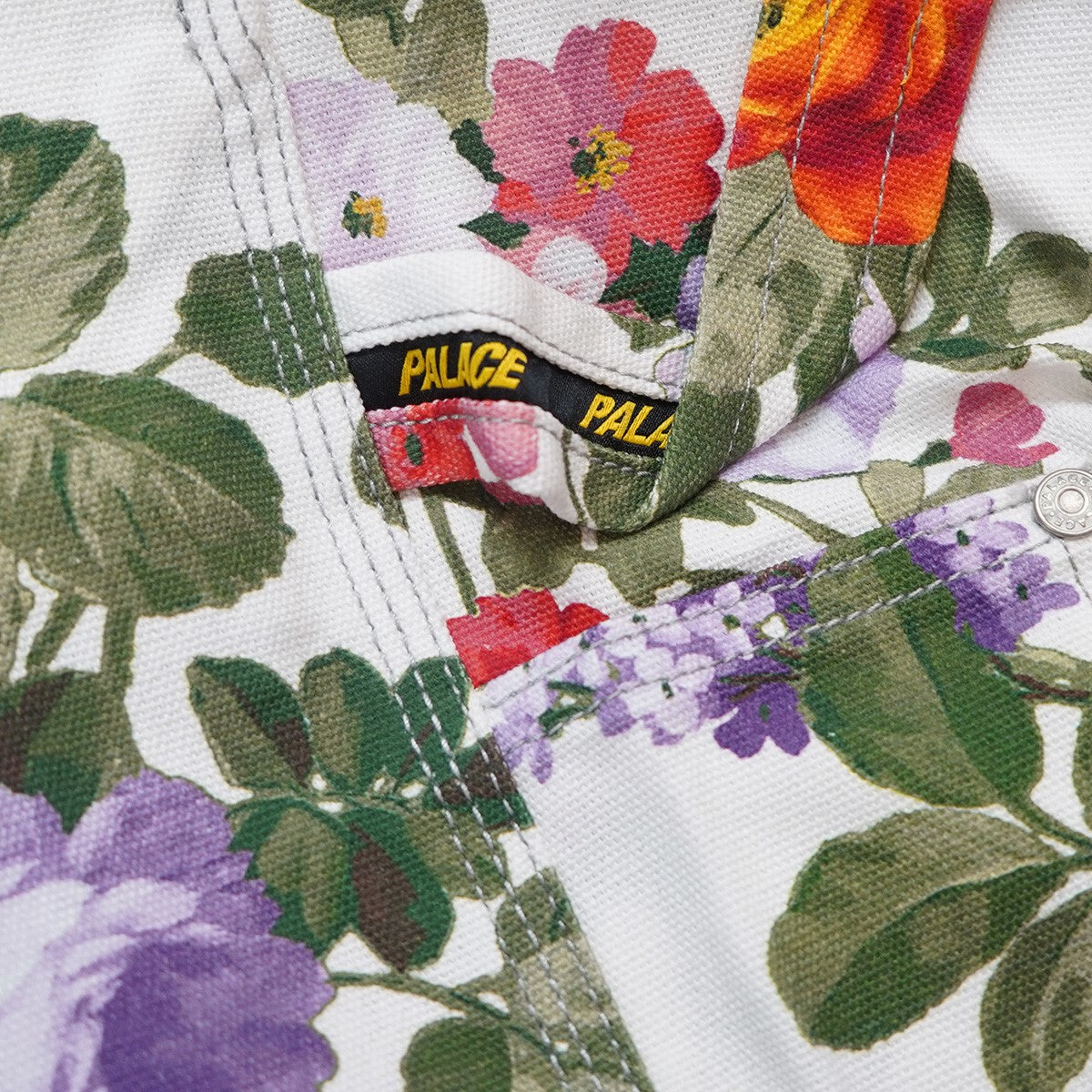 26SS Baggy Carp Short Flowersロゴ バギー ショーツ フラワー フローラル ハーフパンツ