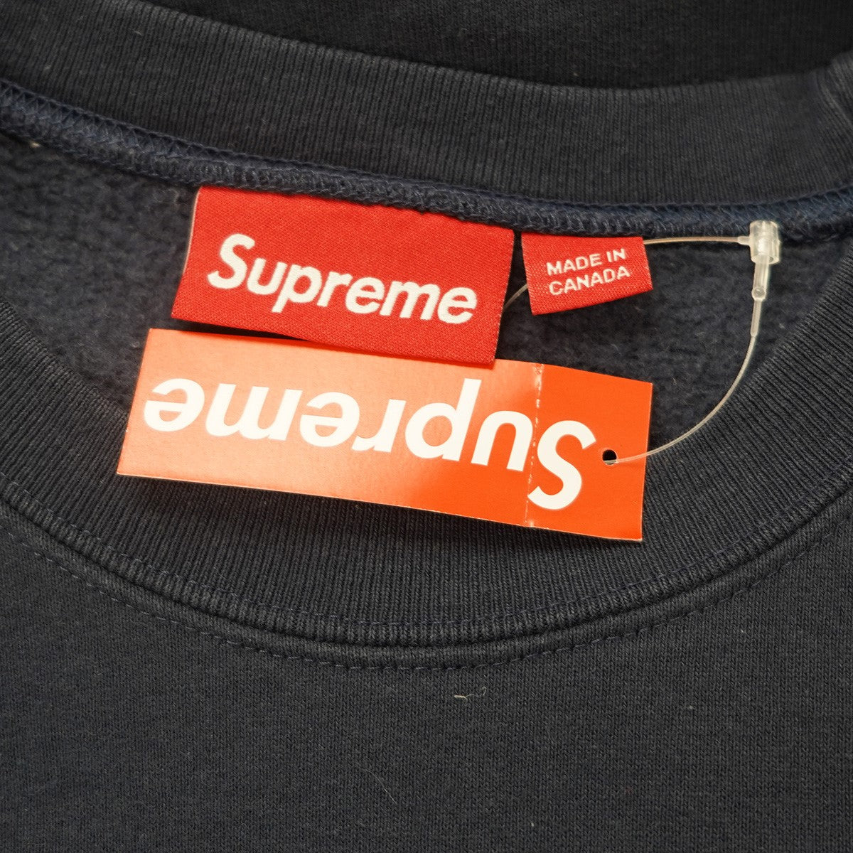 26SS Plaid Arc Crewneck Heather Greyプレイド チェック アーチ ロゴ クルーネック スウェット トレーナー