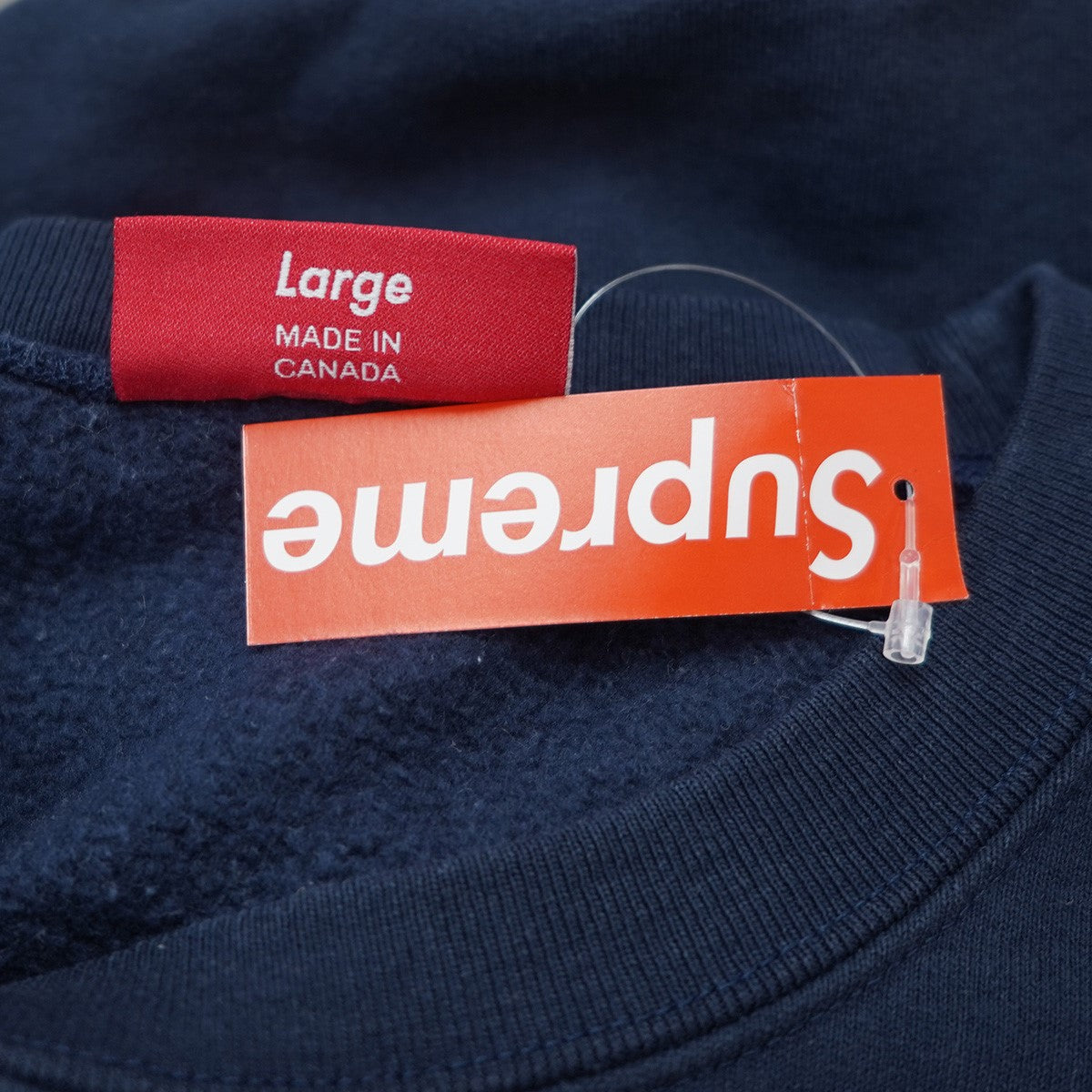 26SS Plaid Arc Crewneck Heather Greyプレイド チェック アーチ ロゴ クルーネック スウェット トレーナー