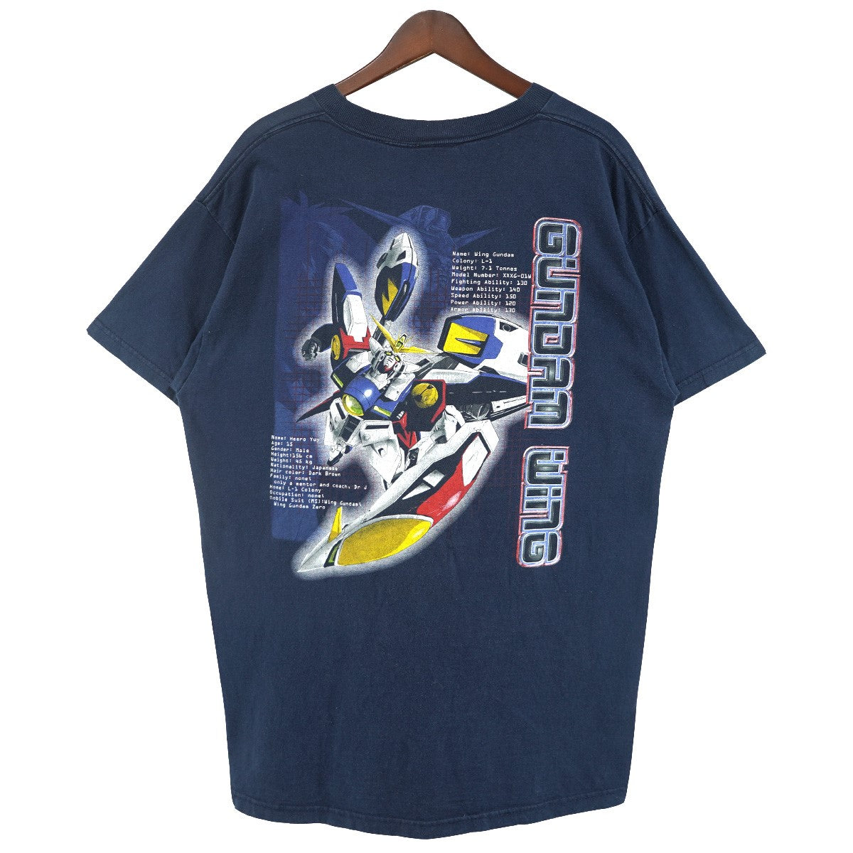 00s 新機動戦記ガンダムW Gundam Wingウイングガンダム アニメ Tシャツ