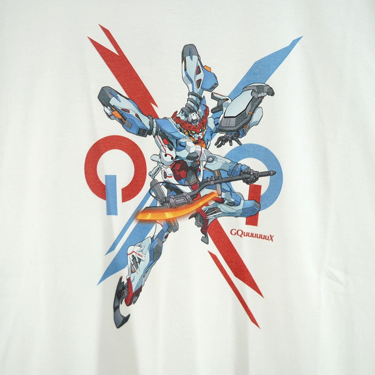 25SS 機動戦士Gundam GQuuuuuuXガンダム モビルスーツ ジークアクス グラフィック タイポグラフィ ロゴ ピスネーム 半袖 Tシャツ