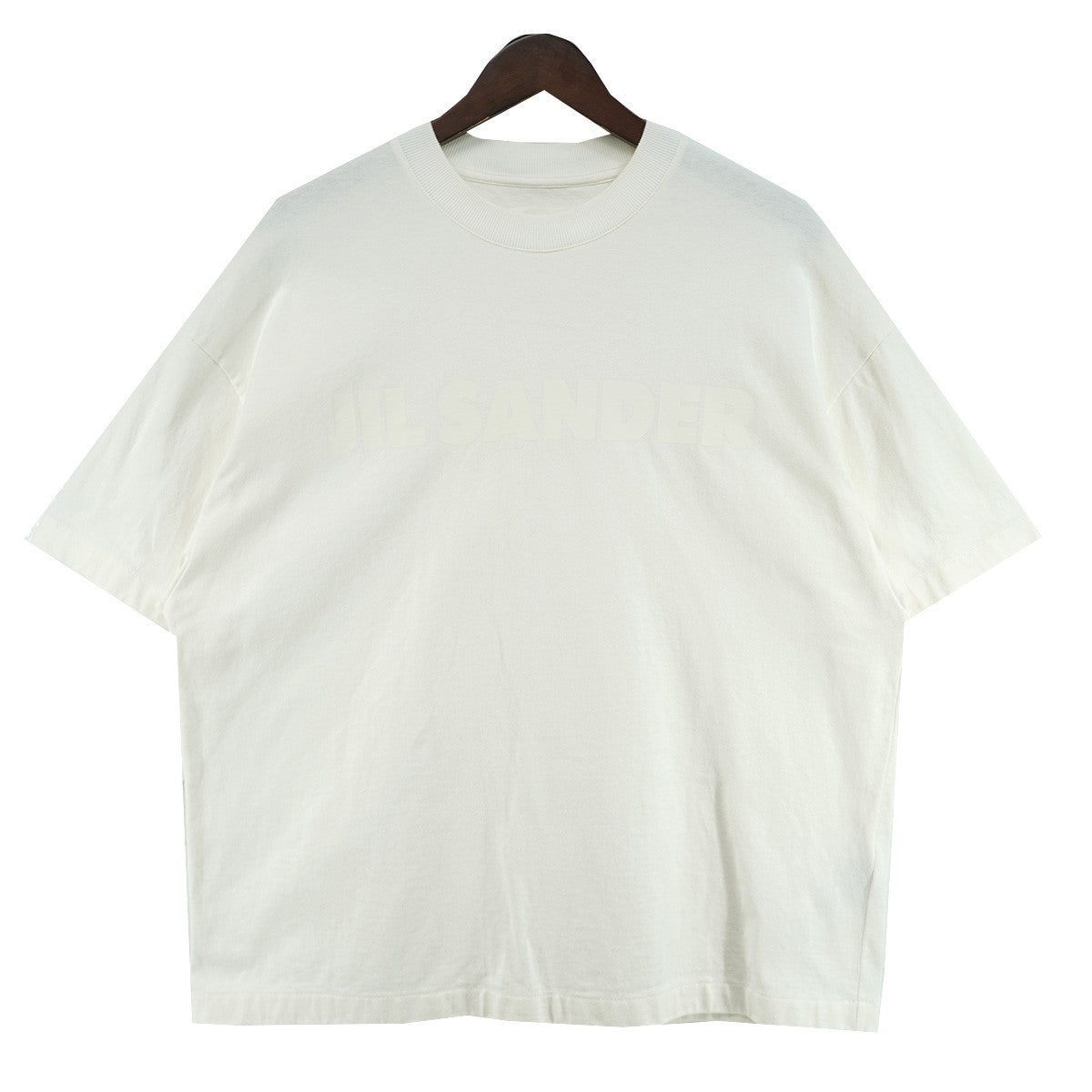 24AW LOGO ON TONEコットンジャージー 同系色 ロゴ プリント オーバーサイズ 半袖 Tシャツ