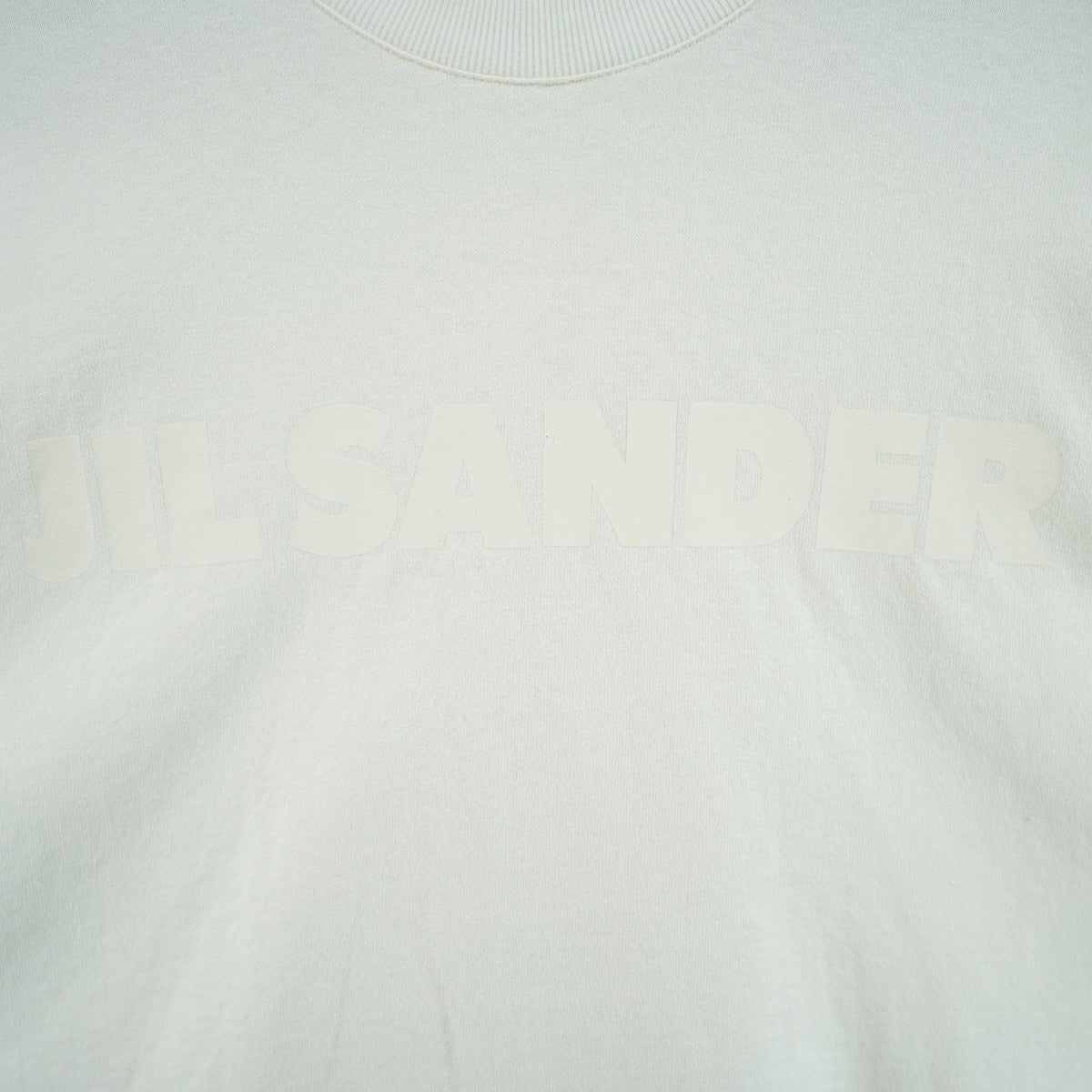 24AW LOGO ON TONEコットンジャージー 同系色 ロゴ プリント オーバーサイズ 半袖 Tシャツ