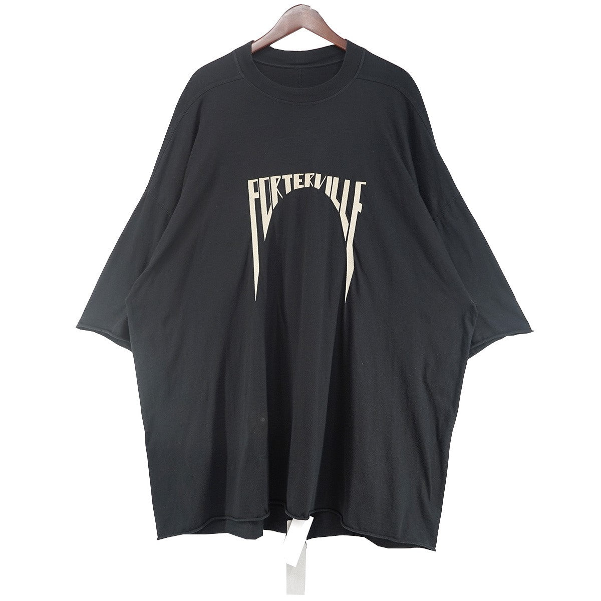 24AW TOMMY T ヘビーウェイトジャージーPORTERVILLE アーチ 刺繍 カットオフ オーバーサイズ トミーシルエット 半袖 Tシャツ