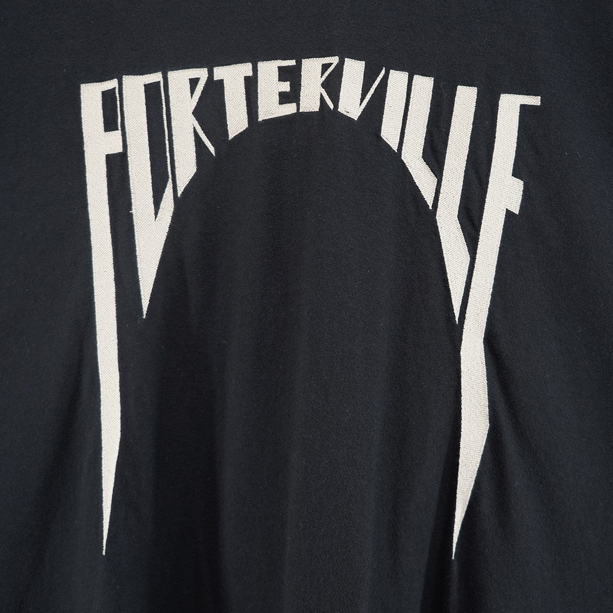 24AW TOMMY T ヘビーウェイトジャージーPORTERVILLE アーチ 刺繍 カットオフ オーバーサイズ トミーシルエット 半袖 Tシャツ