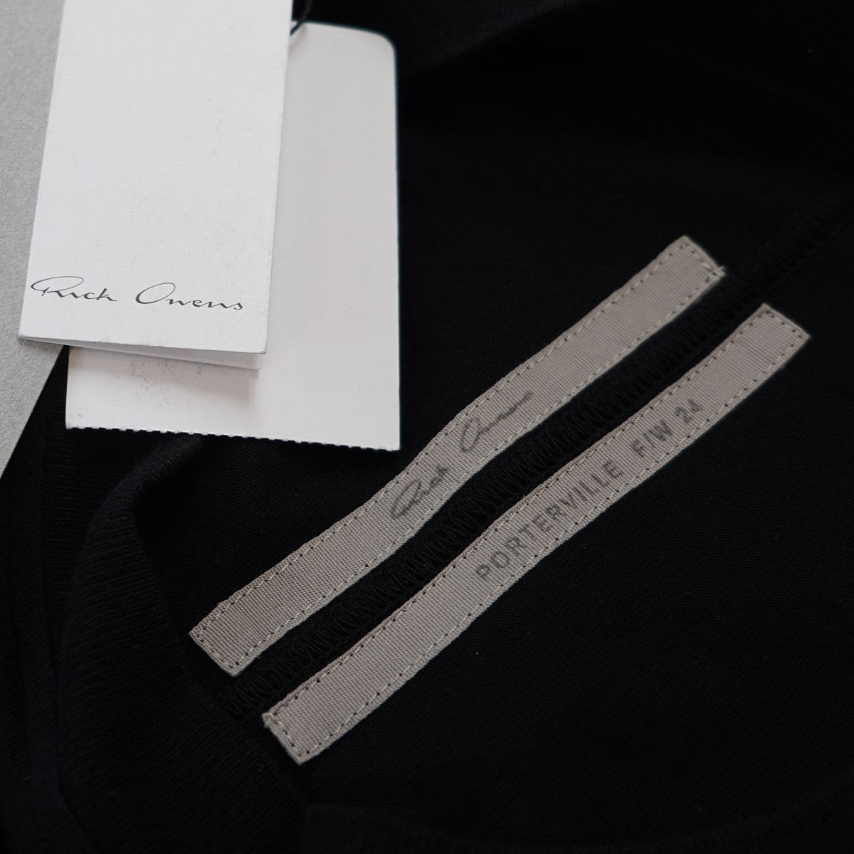 24AW TOMMY T ヘビーウェイトジャージーPORTERVILLE アーチ 刺繍 カットオフ オーバーサイズ トミーシルエット 半袖 Tシャツ