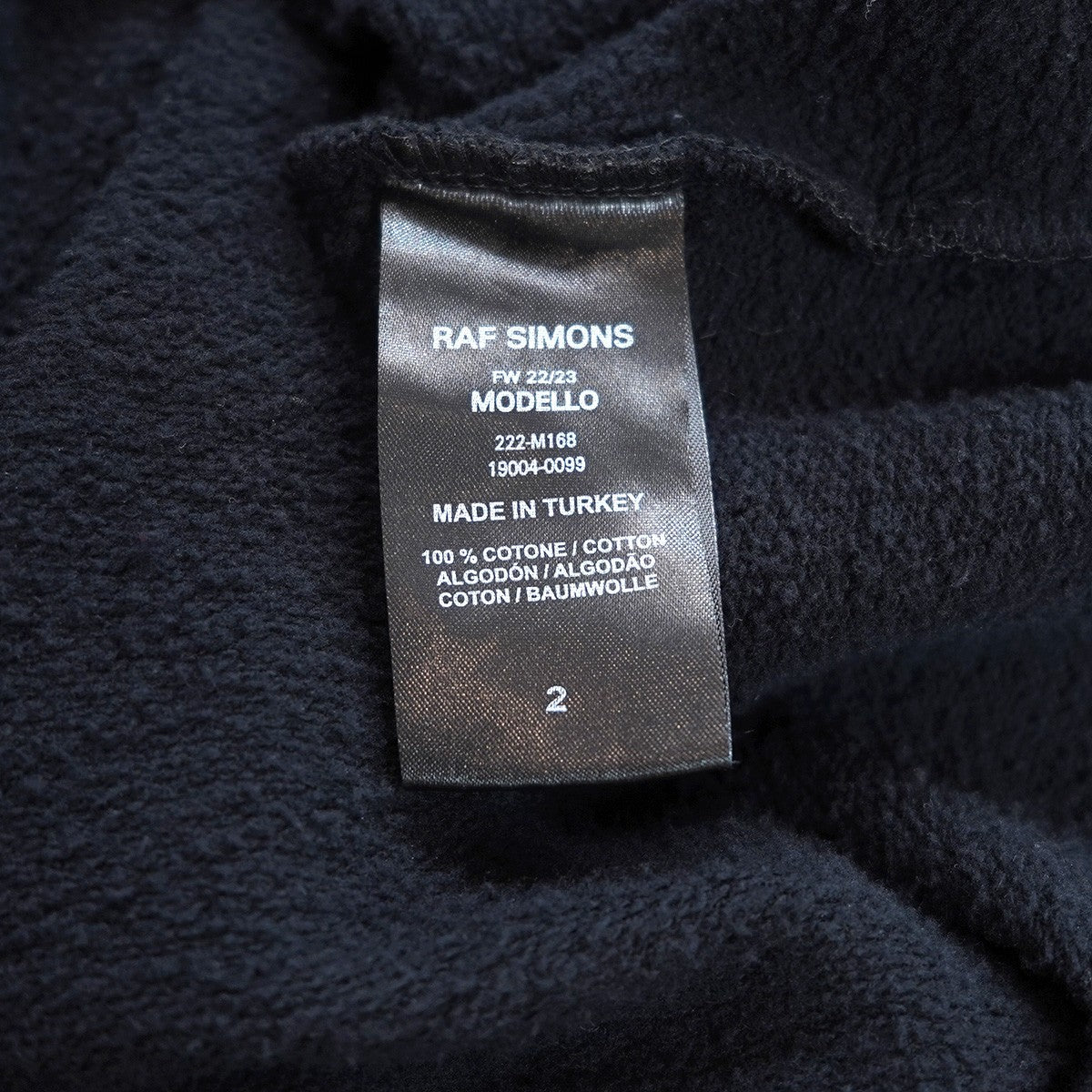 2AW DESTROYED CREW NECK SWEAT ALTERED REALITY PRINTデストロイ ダメージ 加工 ロゴパッチ オーバーサイズ スウェット トレーナー